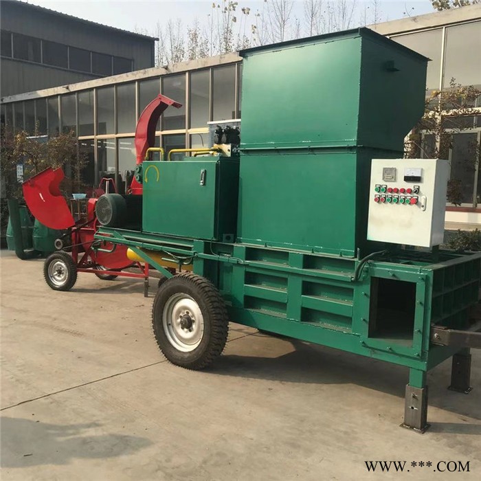 无纺布边角料压块机 海绵压捆机 废铁半自动打包机图2