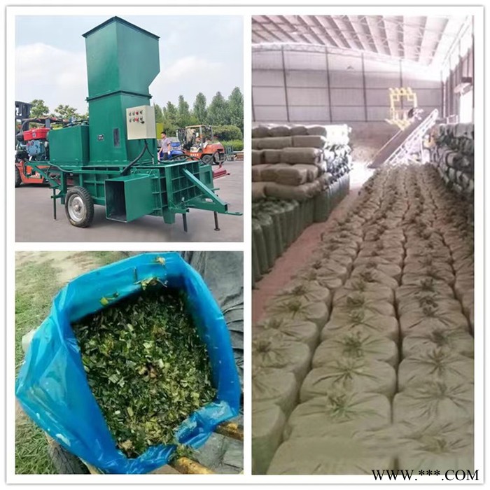 无纺布边角料压块机 海绵压捆机 废铁半自动打包机图7