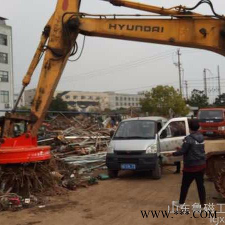 山东鲁磁 起重电磁铁   废钢起重电磁铁厂家图5