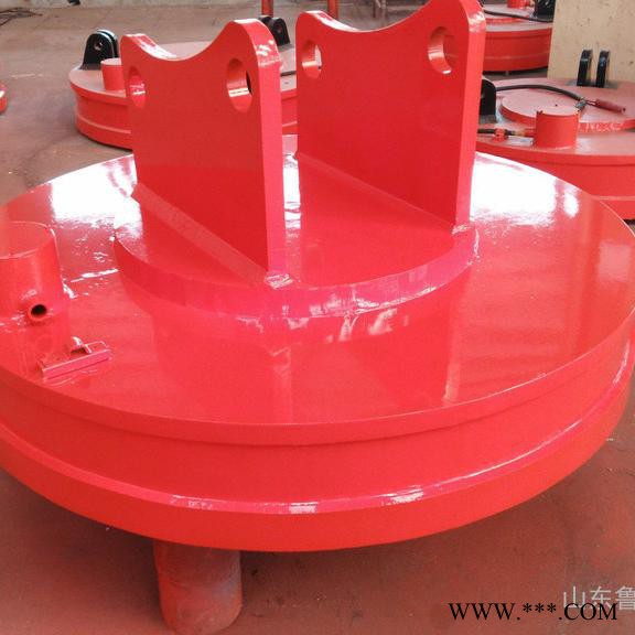 山东鲁磁 起重电磁铁   废钢起重电磁铁厂家图2