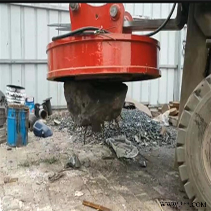 供应鑫运山东起吊废钢吸盘 装卸搬运设备 起重电磁吸盘 废钢电磁起重电磁铁图2