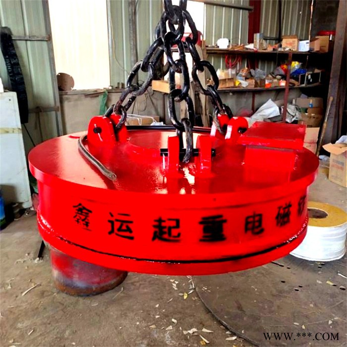 电磁铁起重 鑫运 废钢起重电磁铁 吊装磁铁厂家图2