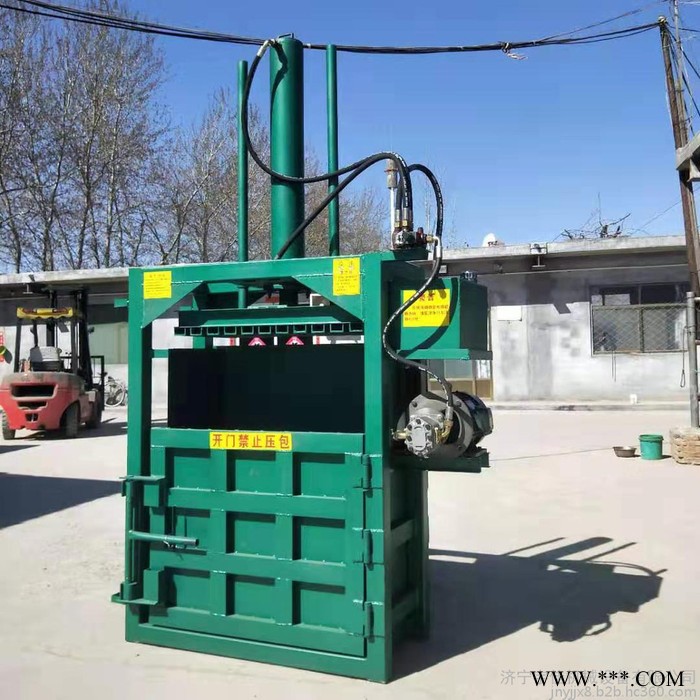 塑料薄膜打包机 废铁桶压扁机 易拉罐废料压缩机厂家图8