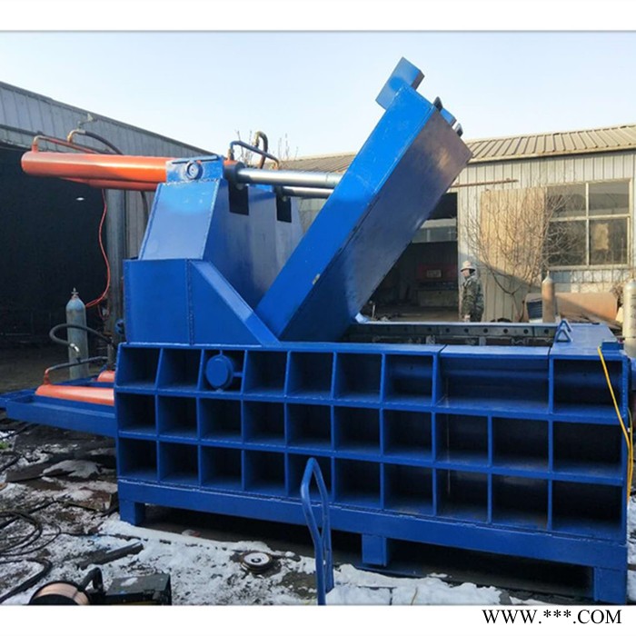 睿迪牌125吨易拉罐压块机 全自动250型废铁屑压块机设备图6