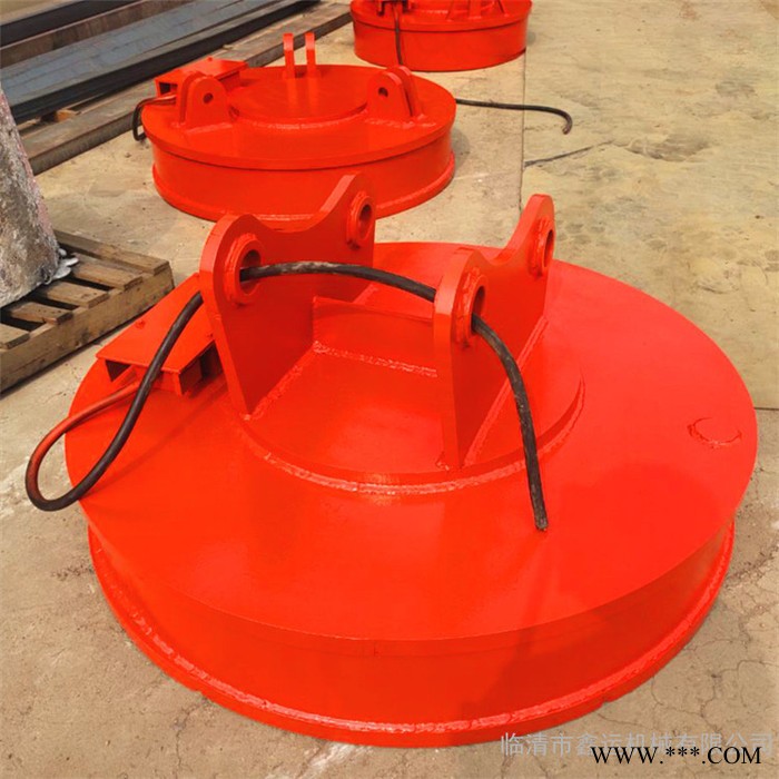 荆州起重电磁铁吸盘报价 鑫运1.8米废钢电磁铁吸盘报价图6