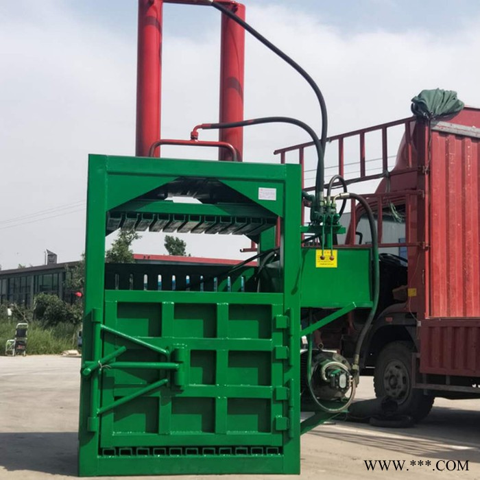 睿迪80吨立式液压打包机废纸废铁塑料压缩成型机图7