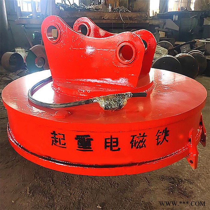 10T起重机电磁铁 现货供应废钢厂磁盘废钢电磁起重器操作方便图3