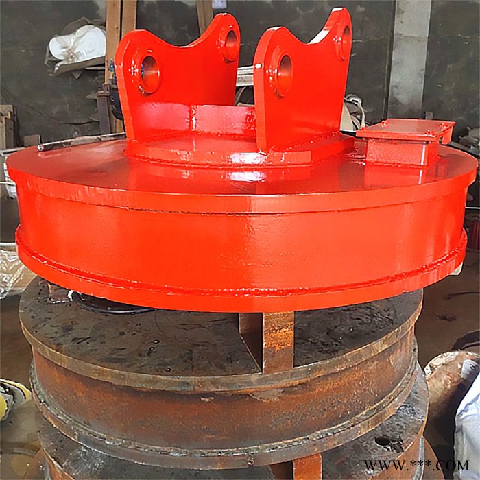 起重废铁电磁吸盘厂家武汉起重磁铁式挖掘机制造商鑫运图3