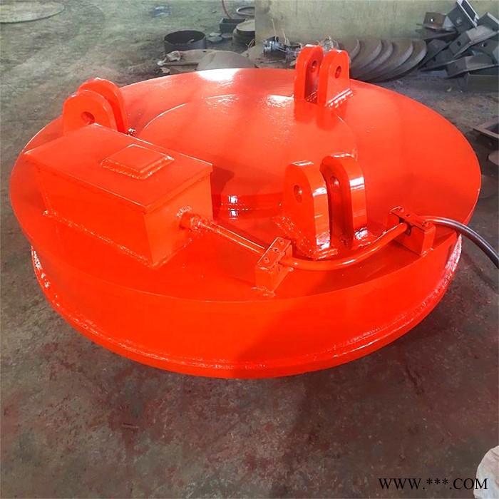 MW5-90L系列起重电磁吸盘24伏废钢用起重电磁铁 挖机起重废钢吸盘图3