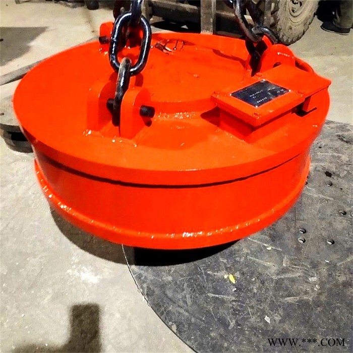 MW5-90L系列起重电磁吸盘24伏废钢用起重电磁铁 挖机起重废钢吸盘图2