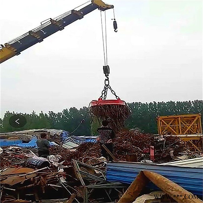 50t废钢起重电磁吸盘铁 MW5-110L起重废钢吸盘厂家 鑫运图6