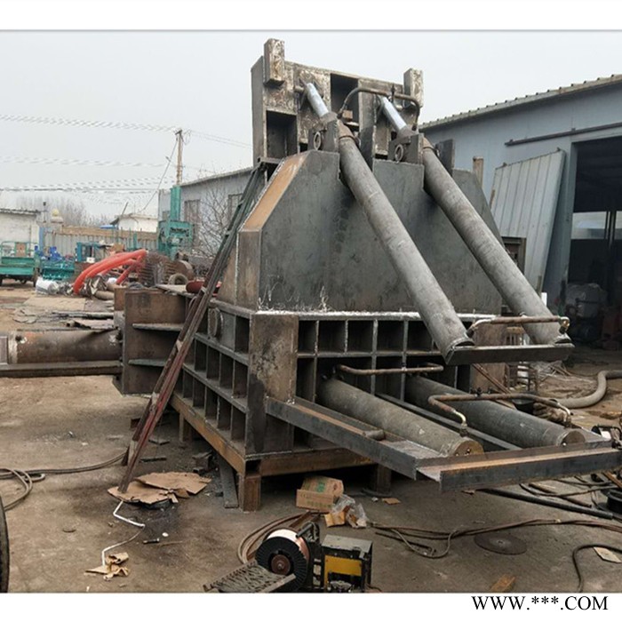 睿迪牌废铁废铝金属液压打包压块机 加工铁屑压块成型机图8