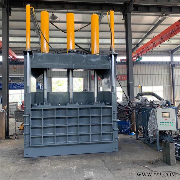 全自动小型立式打捆机 青储稻草扎捆机打包机 废铁皮压缩压块机图4