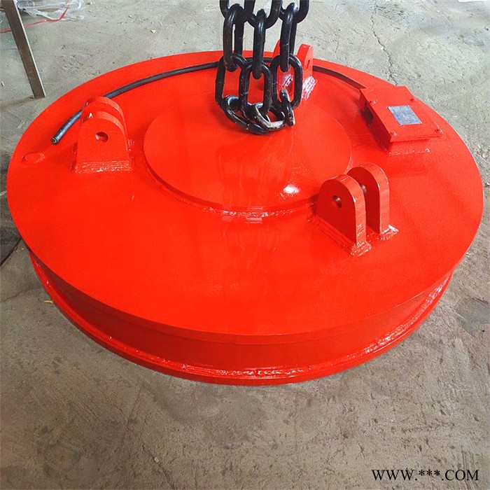 鑫运 80公分起重废铁电磁吸盘 吊车带装卸废铁电磁吸盘六盘水图4