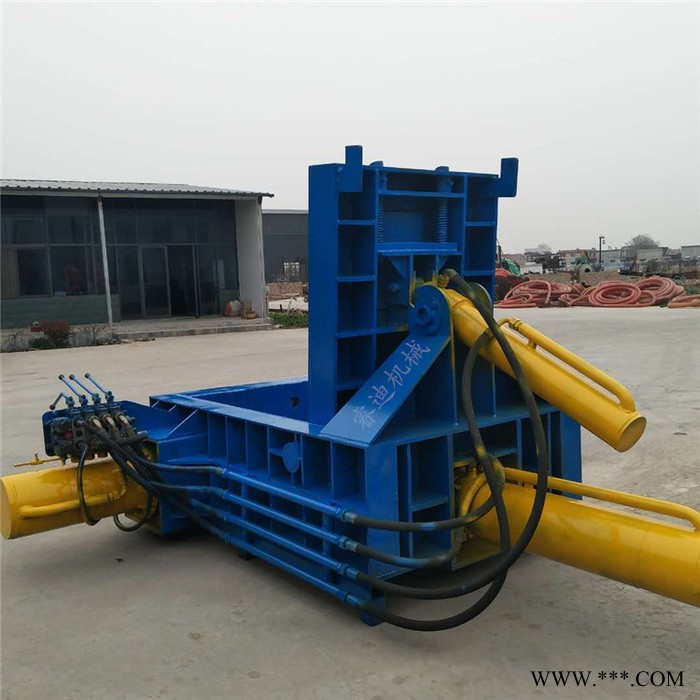 睿迪牌160吨液压废铝废铁压块机金属铁销易拉罐压缩机图5