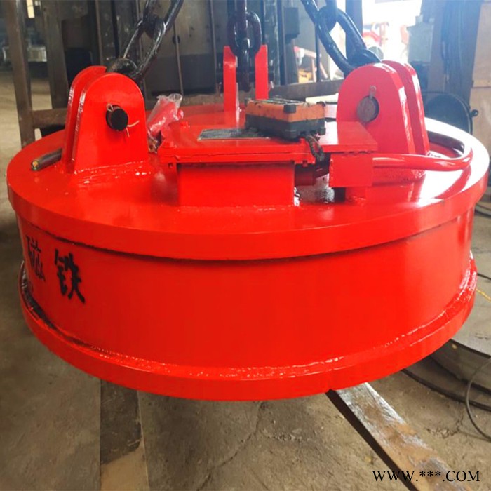 鑫运起重 磁铁吸盘厂家 直径100cm搬运废铁电磁吸盘 价格图2