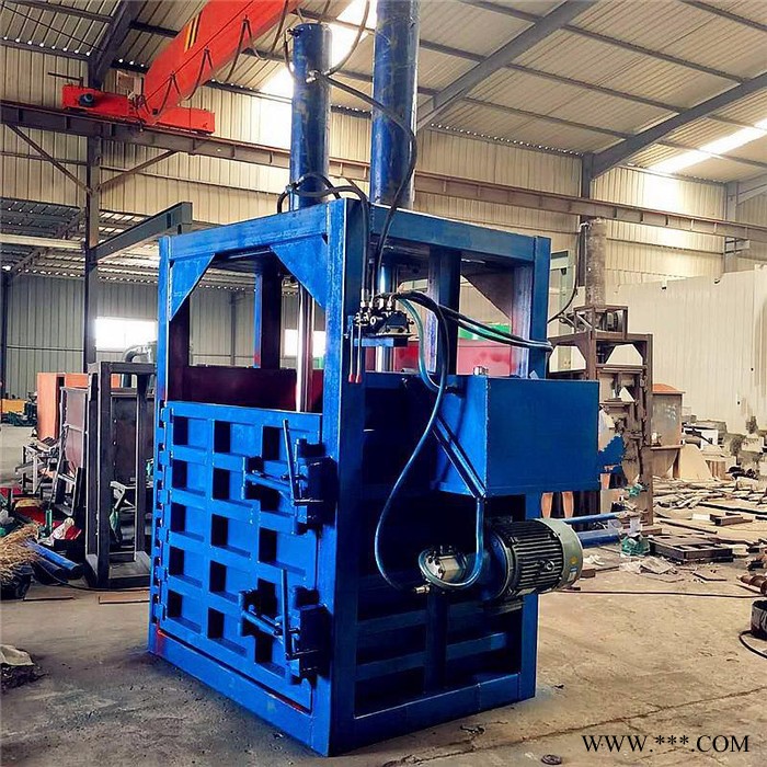 大吨位易拉罐压块机价格 牛皮纸箱打块机 富兴直销编织袋麻袋打包机图4