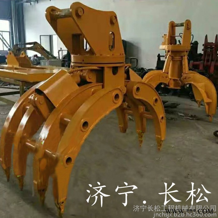 新品上市挖掘机抓木器  SH130抓木器  抓钢材抓木器 抓废铁抓木器抓草器图3