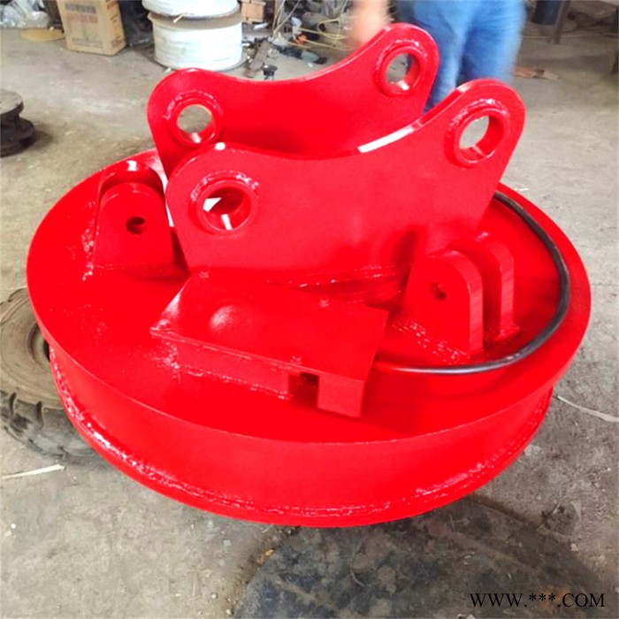 挖掘机起重电磁吸盘 3吨叉车吸盘装废铁 节能省油图3