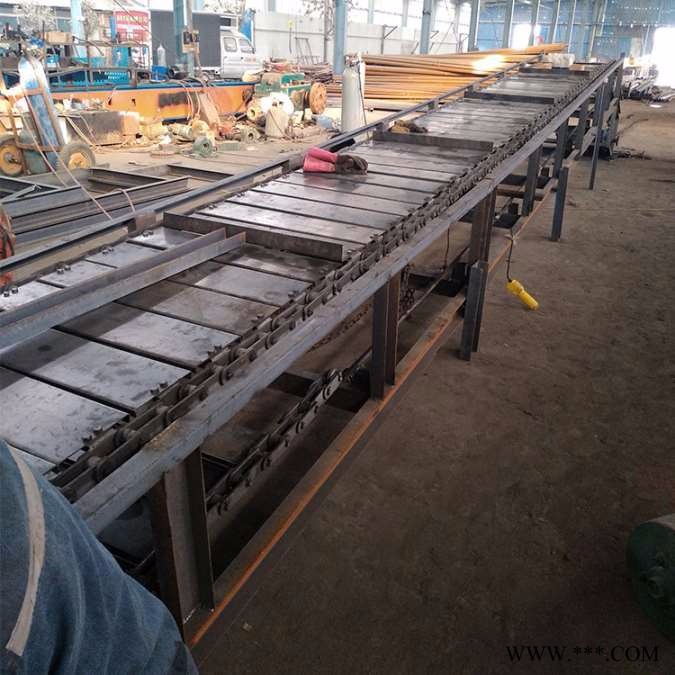 兴运链板生产线 厂家 废铁输送机图1