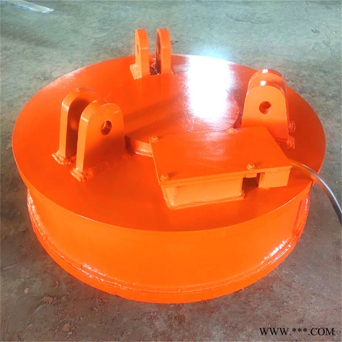 圆形起重电磁吸盘价格 废钢电磁铁吸盘 废品站用起重电磁废钢吸盘图4