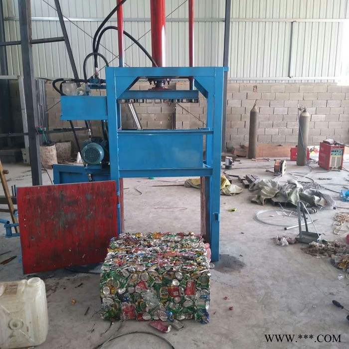 佳鑫卧式废钢废铁压块机稻草打包机 自动废钢压包机批发图3