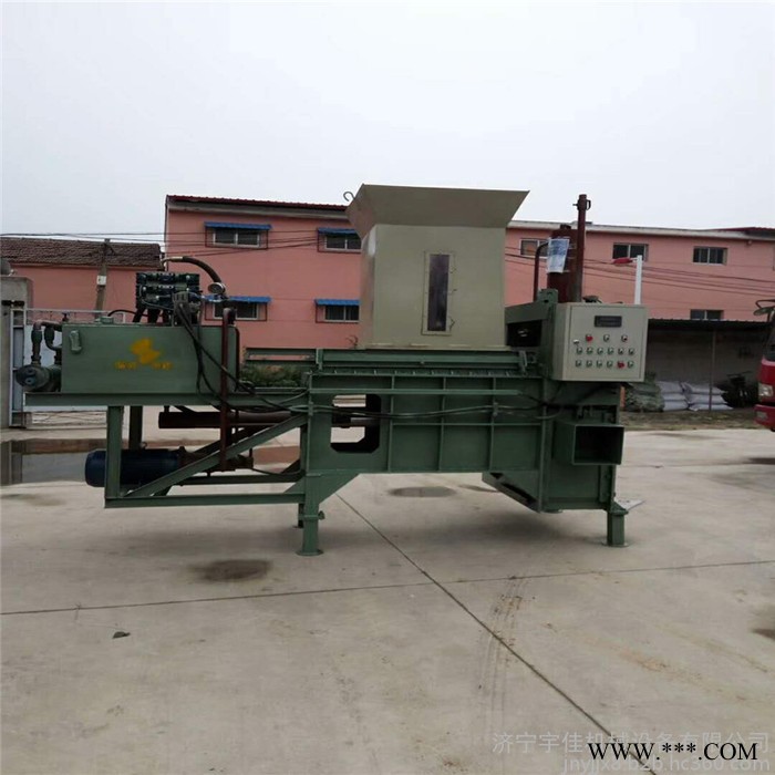 废品易拉罐压缩打块机 废铁丝液压压块机厂家图4