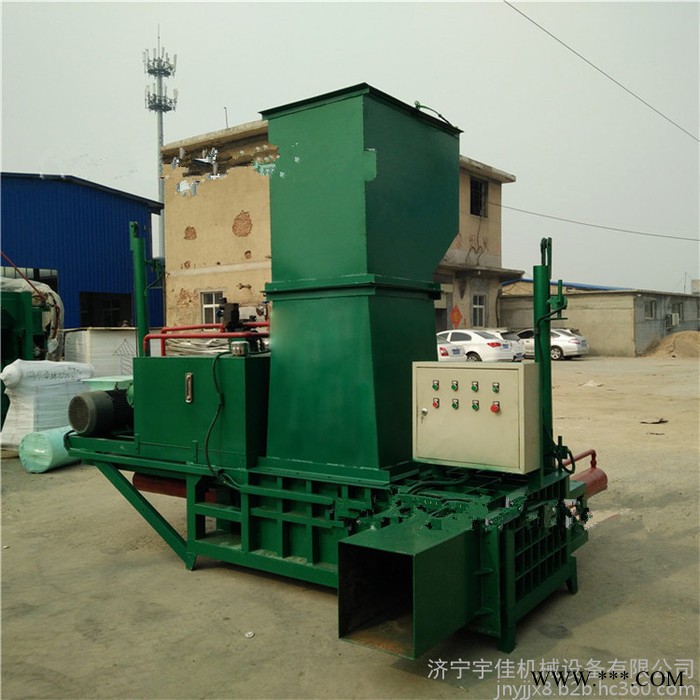 废品易拉罐压缩打块机 废铁丝液压压块机厂家图8