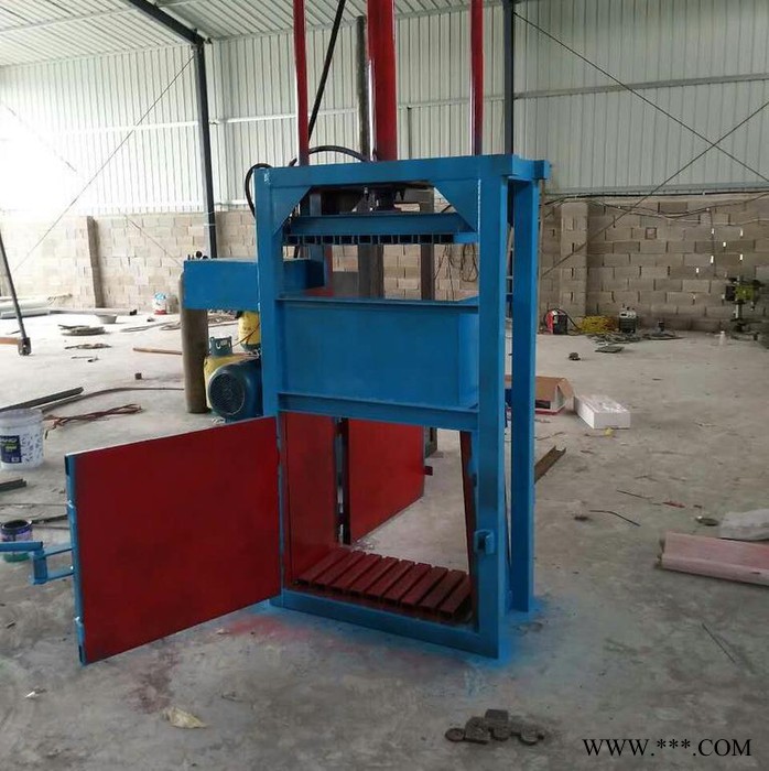 佳鑫废纸壳易拉罐塑料瓶打包机 废铁废铝压块机价格图7