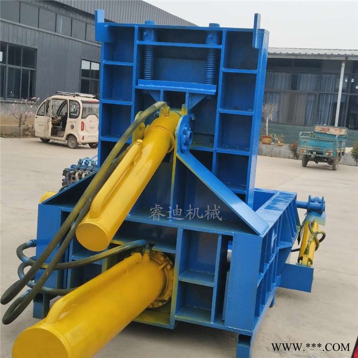 睿迪牌160吨铁销压块机江苏液压废铁皮压块打包机图5