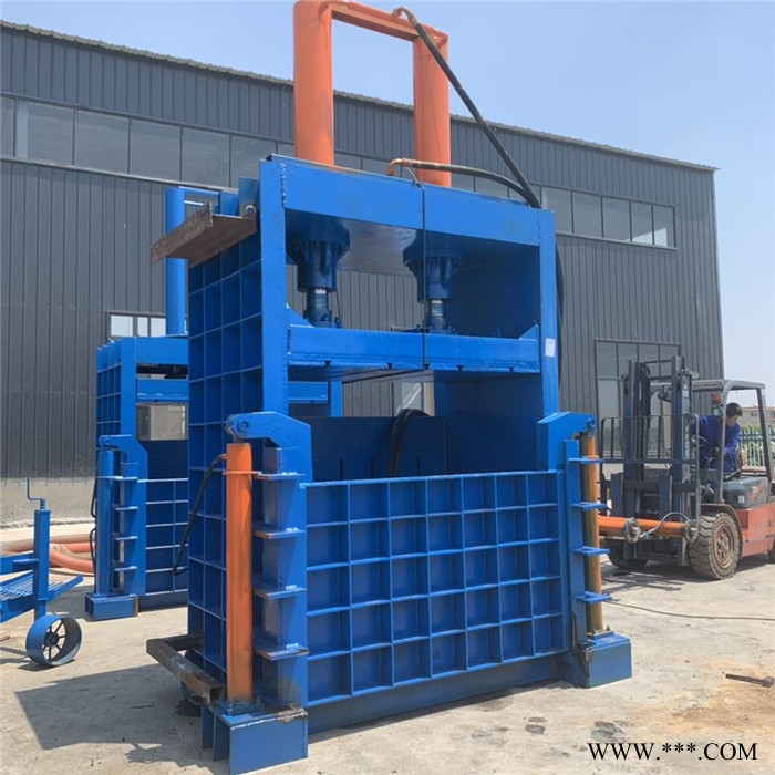 睿迪60吨立式液压打包机废纸废铁塑料压缩成型机图6