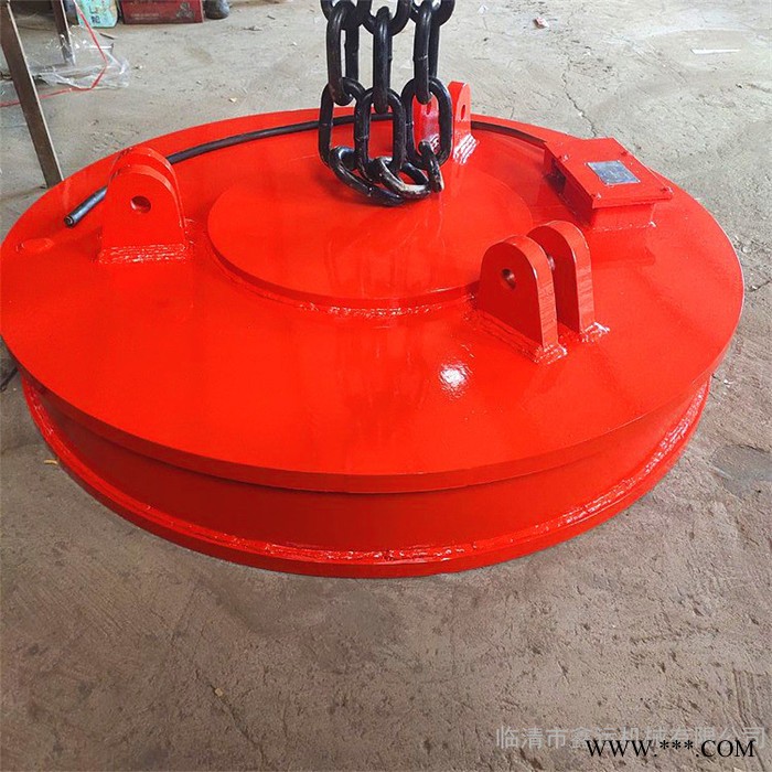 山东鑫运 起重1.8米圆型废钢废铁电磁吸盘 废铁钢厂用电磁吸盘定制图7