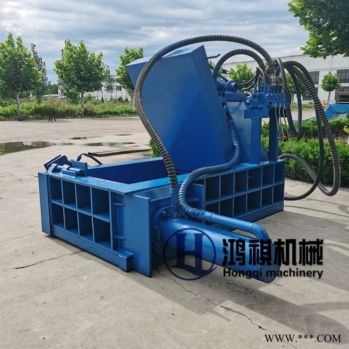 自动翻包废铁打包机 废铁液压打包机 挤压成型机自动翻包式图7