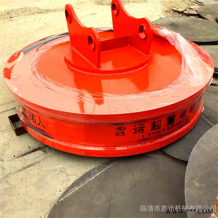 抓钢机起重吸盘深圳吊车装卸废钢磁铁吸盘图5