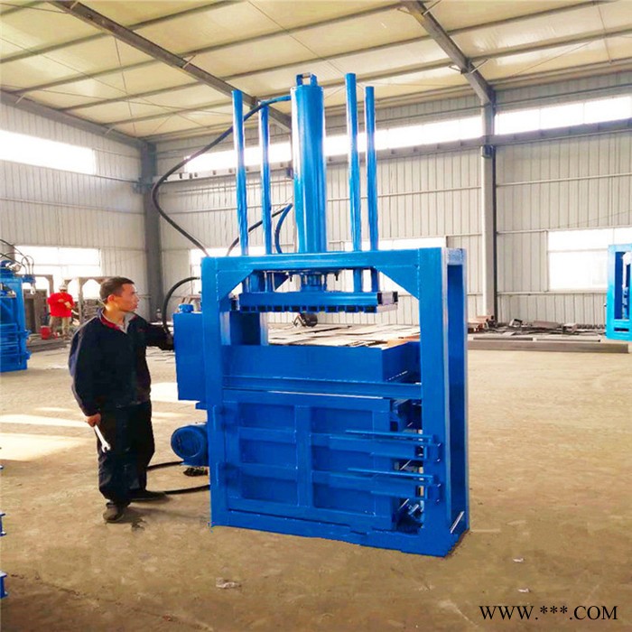 双缸废塑料液压打包机 佳鑫卧式废钢废铁压块机批发厂家图2