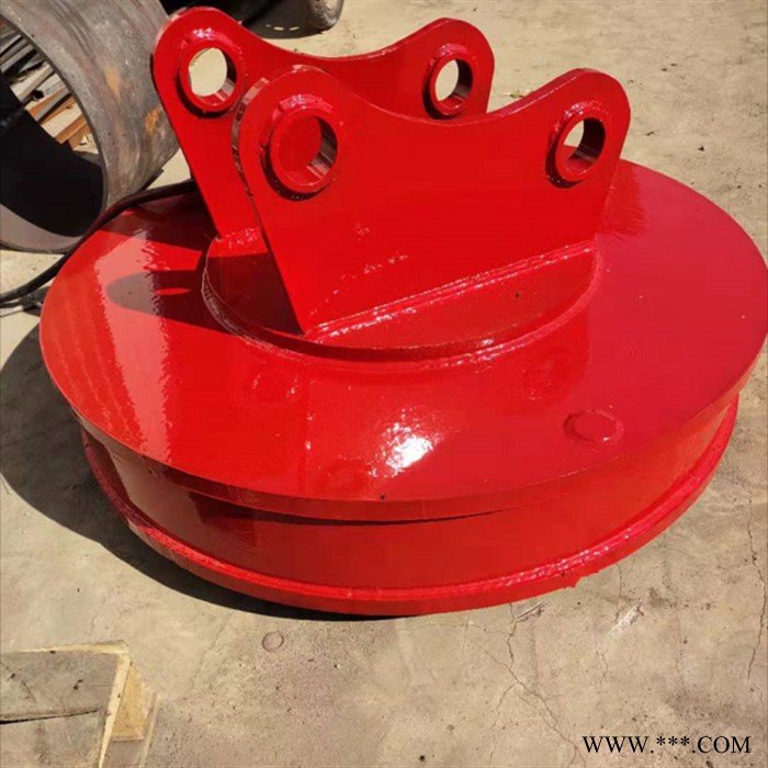 厂家出售24伏挖机起重电磁铁 废钢起重电磁铁 1吨电磁铁吸盘价格图4