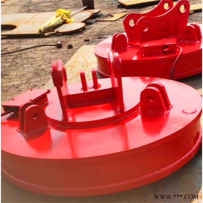 电磁起重吸盘厂家 陕西起重电磁废钢电磁铁盘 鑫运图3