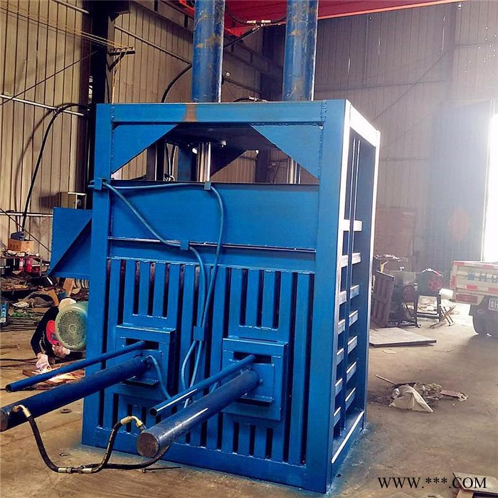 吨袋液压打包机价格 麻布袋压块机 富兴定做80吨直销压包机图8