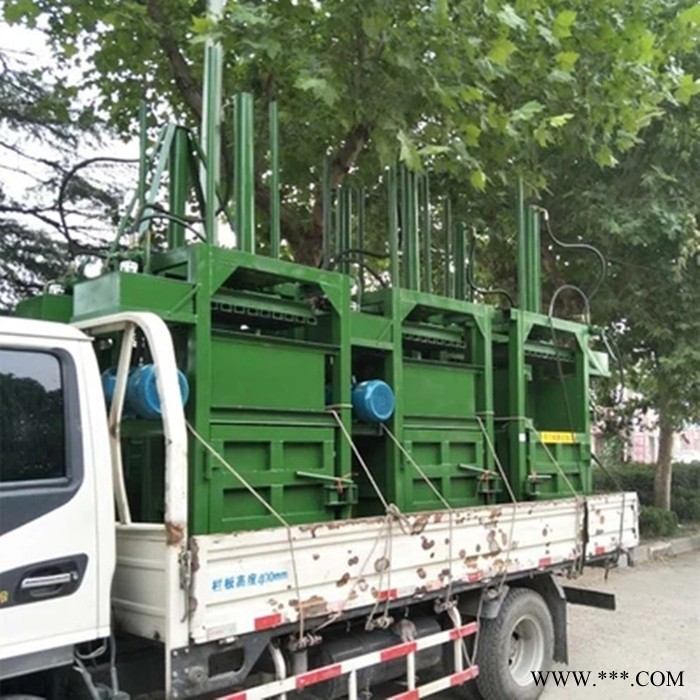 立式自动翻包废铁压块打包机 佳鑫液压压块机打捆机厂家图6