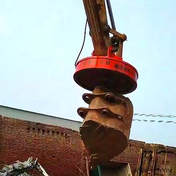 塘沽区吊运废钢电磁铁 磁力均匀 1.1米直流起重电磁铁图5