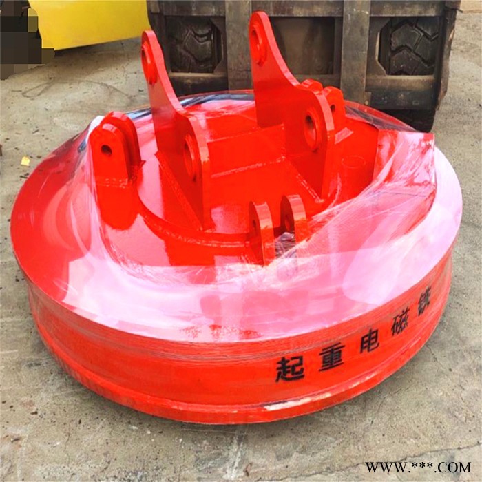 鑫运 圆形磁铁吸盘 MW5-150 废钢起重电磁铁控制箱图7