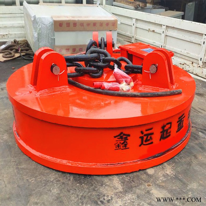 鑫运 MW5-130吸盘起重电磁铁 定制废钢电磁铁批发图2