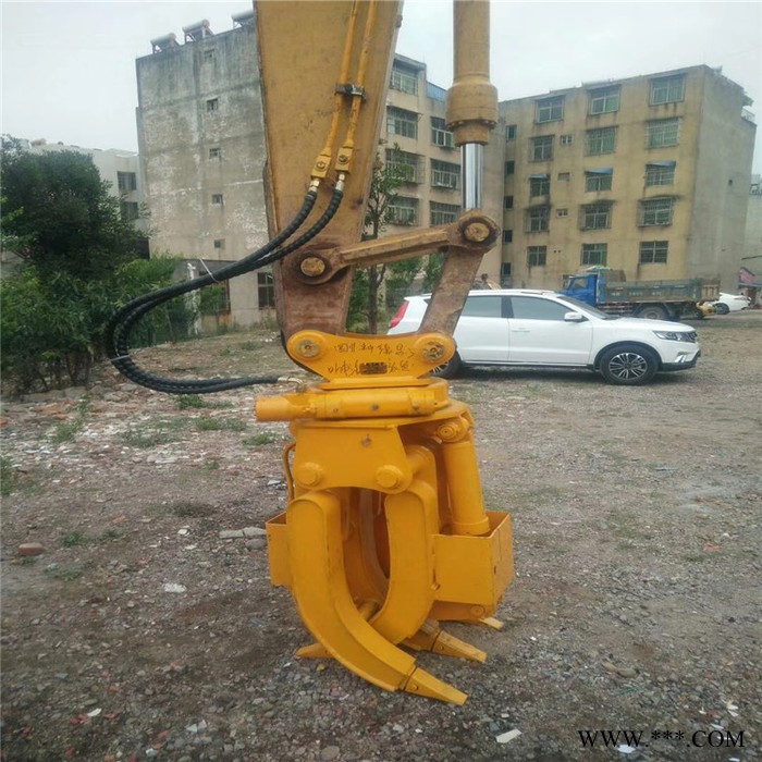 公铁两用夹木器 挖机抓木器定制 废钢抓具夹木器图3
