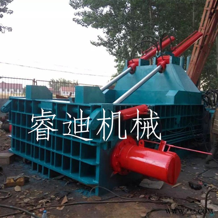 睿迪牌废铁销压块机 液压全自动废金属钢丝打包机厂家图5