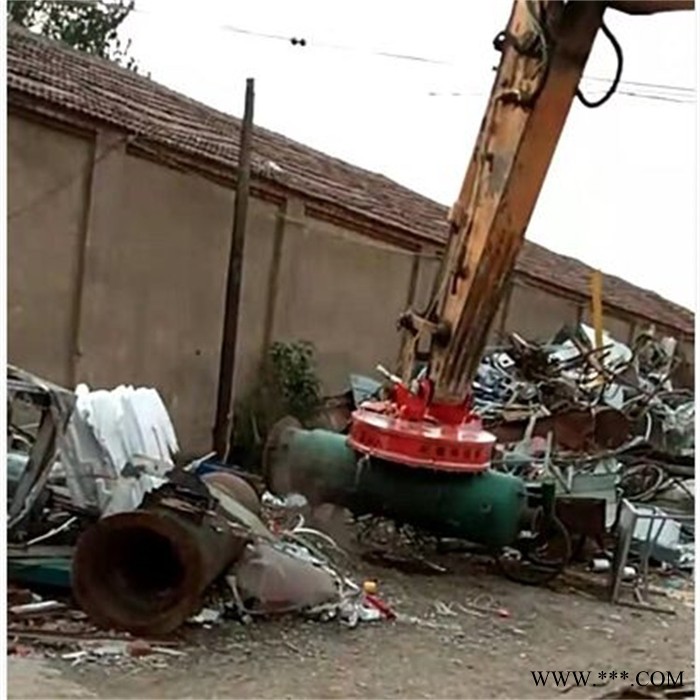 挖机电磁铁吸盘 装载机电磁铁 圆形吸盘废钢起重电磁铁吸盘图3