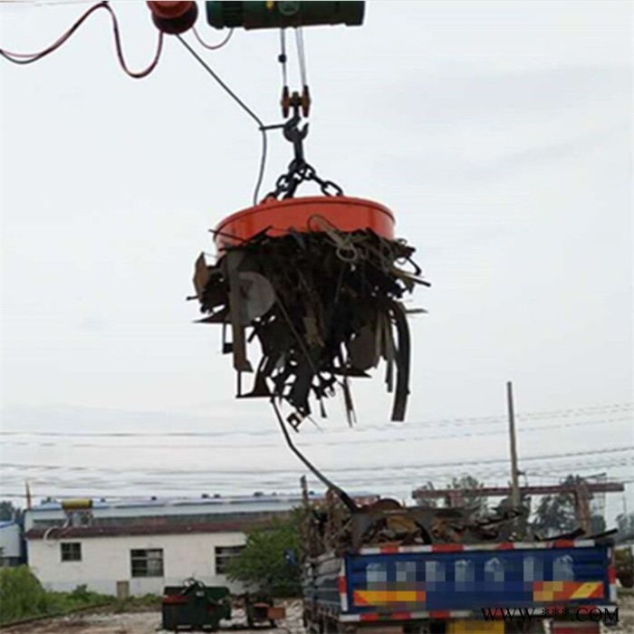 挖机电磁铁吸盘 装载机电磁铁 圆形吸盘废钢起重电磁铁吸盘图4