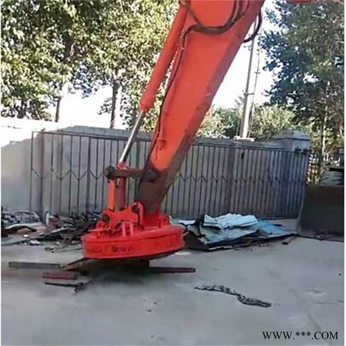 挖机电磁铁吸盘 装载机电磁铁 圆形吸盘废钢起重电磁铁吸盘图5