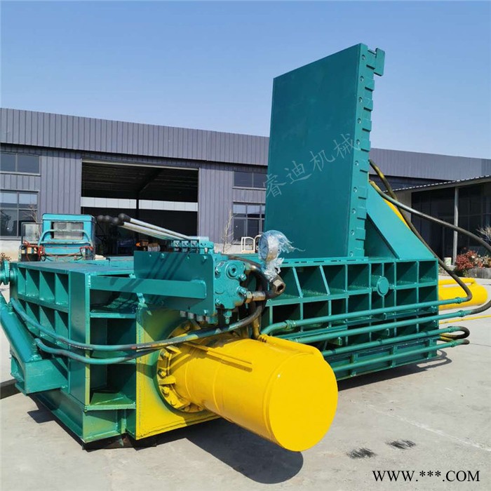 睿迪牌160吨卧式废铁皮液压打包机自动翻包废铝铜压块机废铁丝打包机图6