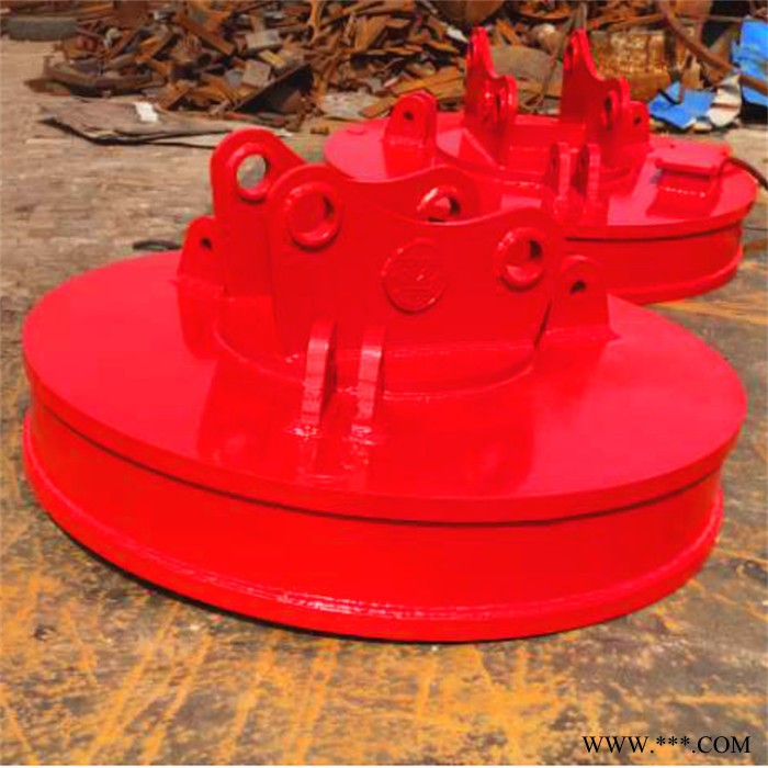 新疆吊车装卸废钢磁铁吸盘现货出售叉车直径1.3米电磁铁图4