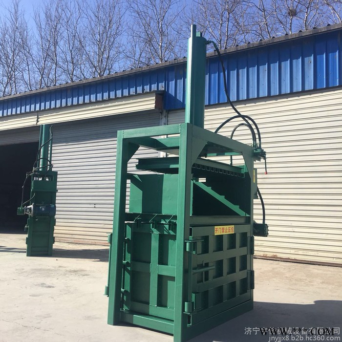 废铁皮液压压块机 奶粉罐油漆桶压扁机图8